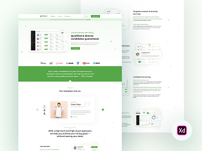 Stemknot - Jobs Portal Website UI Design branding candidates creative design employeer job job board job portal jobs jobs portal psd seeker template typography ui uidesign uiux ux website