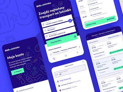 PWA Application – Ticket Booking account airport booking branding bus ticket filters illustration input design inspiration menu design pwa pwa application responsive design search search results sorting ticket app ticket booking ui design ux design