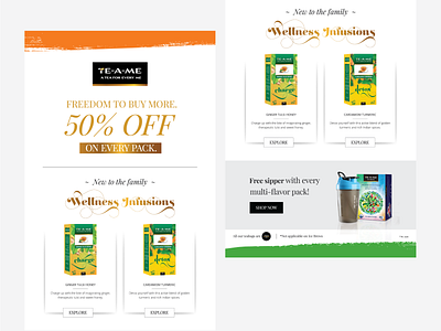 Newsletter branding emailer independence day flyer ui