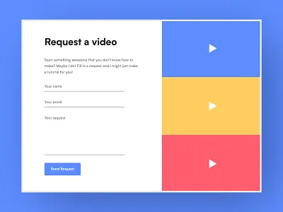 Request Form contact form flat form form design form field request form ui user interface website