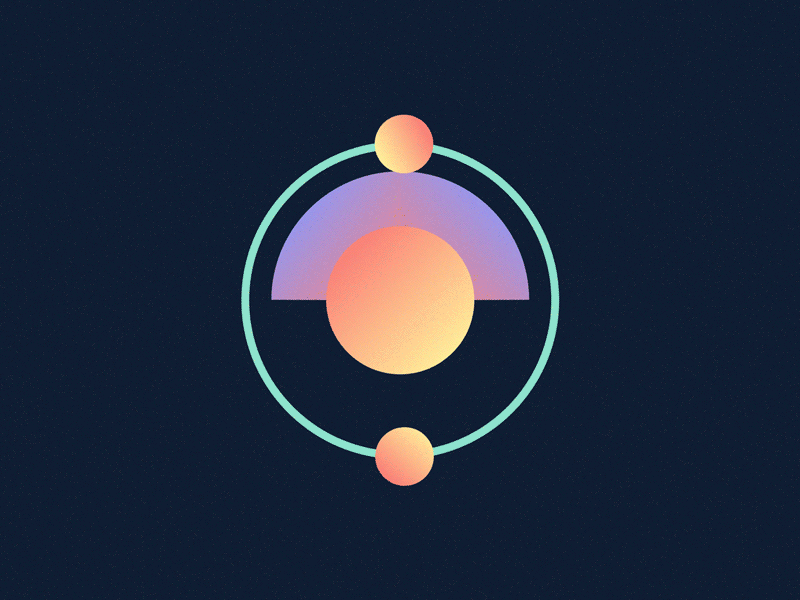 Geometric loop animation geometric loop