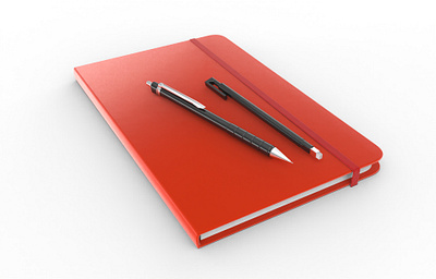 moleskine 3dsmax design illustration keyshot product render