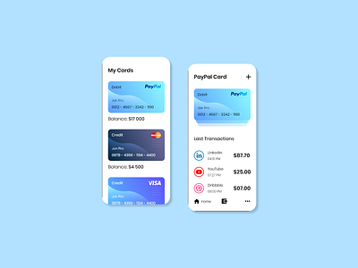 Mobile UI 2 app design ewallet ui ux