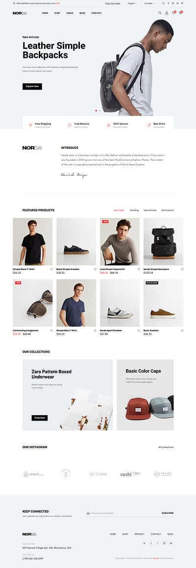 Norda - Minimal eCommerce HTML Template bootstrap bootstrap 4 clean ecommerce electronic fashion furniture html5 kids minimal minimalist modern online shop responsive shopping shopping store