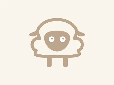 Cute Sheep Logo Design animals branding cute different ears eyes for sale funky logo logotype looking mascot playful sheep special symbol unique visual identity wool woolen