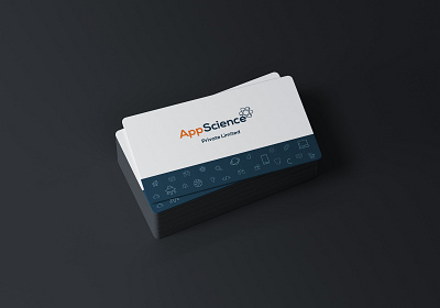 AppScience Business Card app app science brand brand design branding branding design business business card business card design business cards businesscard design information technology logo logo design science science and technology