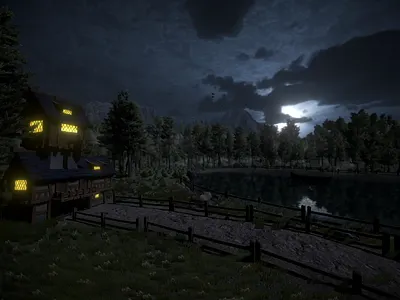 Talking Nights , Game Level Design in #Unity3D using Universal R