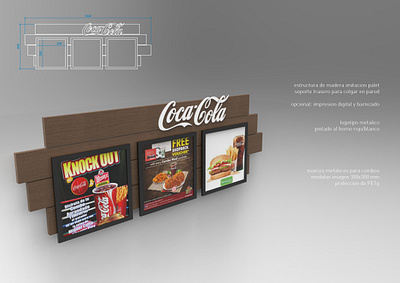 Coca-Cola Combos 3d design display expositor plv pop