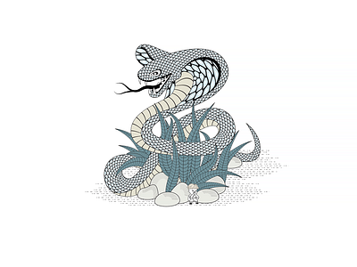 Snake animation design flat illustration vector 平面 插图 设计