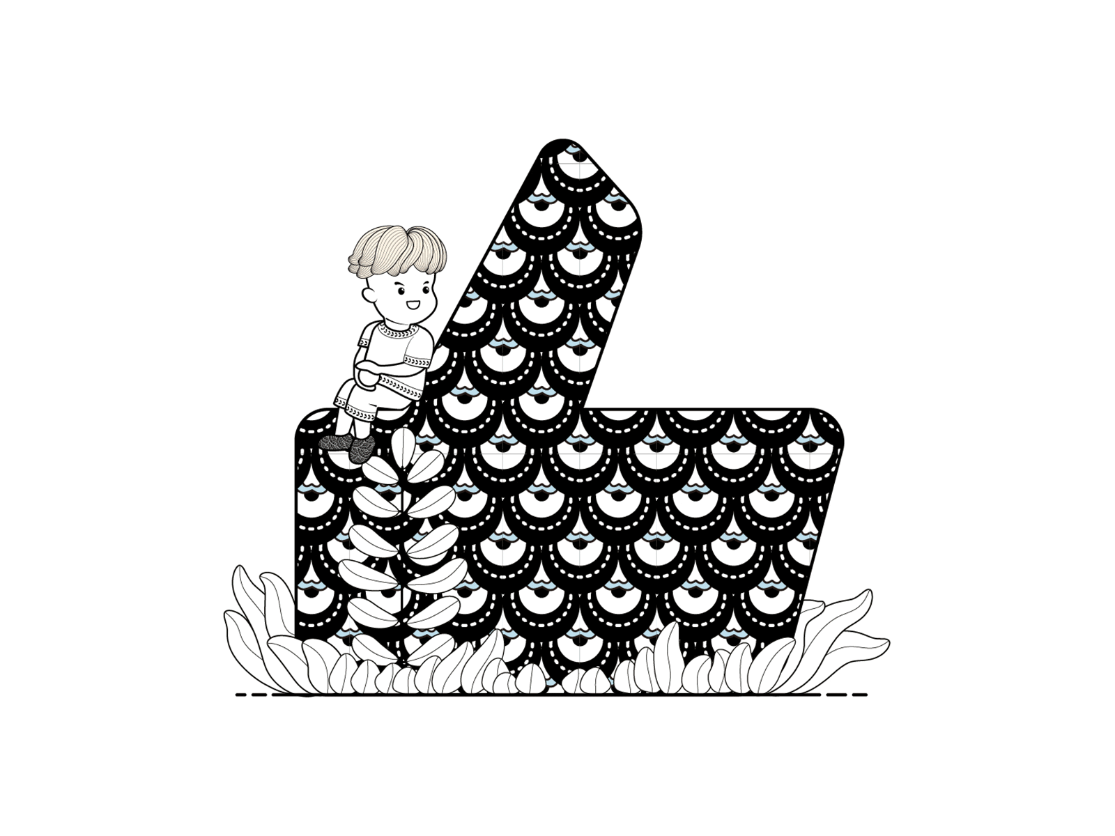 Give a like animation design flat illustration vector 平面 插图 设计