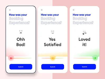 Rate your experience app design flat mobile app mobile app design mobile design rate rating ui ux