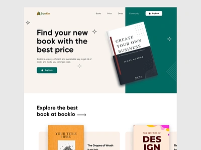 Book Landing page book book landing page creative design e commerce ui ui design uiux website