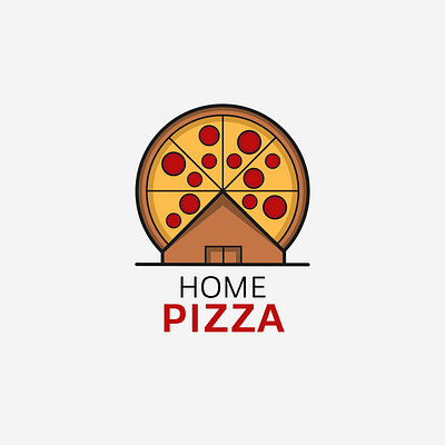 Logo Design for Home Pizza brand brand design brand identity brand identity design branding branding design design graphic design logo logo design logodesign logos pizza