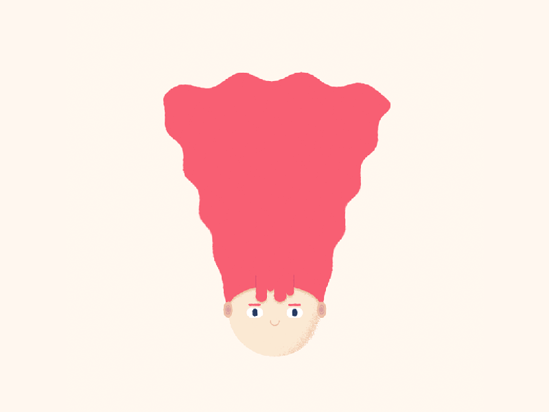Flying Head aftereffects animation design girl character illustration loading animation motion motion art motion design motion graphic vector