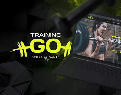 Training Go crossfit design fitness gym health sport ui web website workout