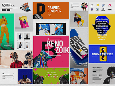 Kenozoik - Vibrant Portfolio Theme art coming soon creative creative agency design freelance gallery illustration layout personal portfolio portfolio responsive studio template theme video web design wordpress