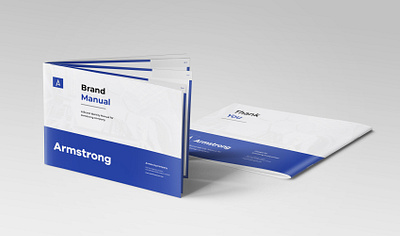 Landscape Brand Manual Template booklet booklet design brand book brand guide brand guide identity brand guideline branding brochure design graphic template indesign template template design templatedesign