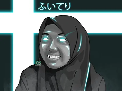 Fitri vexel character character design face illustration photography photoshop vector vector art vectorart vexel vexel art vexelart