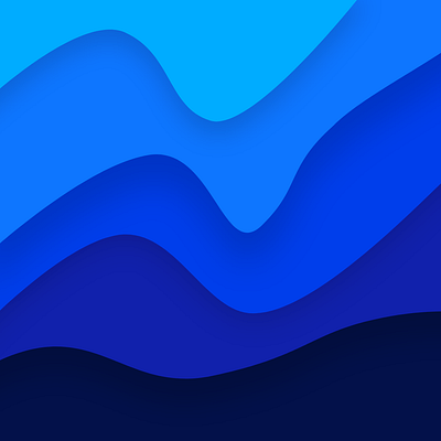 Waves art blue design flat illustration illustrator wallpaper