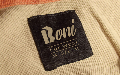 teiket " Boni " for wear branding calligraphy company design designer identity illustration illustrator logo logos teiket typo typography