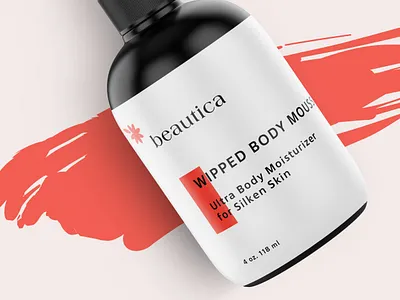 New logo for Beautica Cosmetic brand brand identity branding branding design design logo logo design package design packaging product label product label design