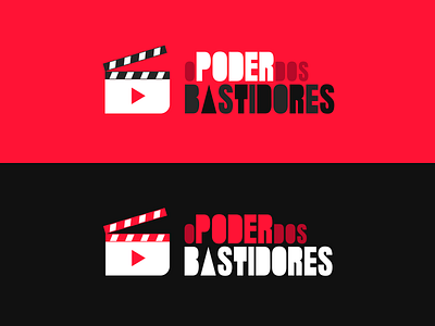 Logo Design - O Poder dos Bastidores branding design illustration lecdt logo logo design red