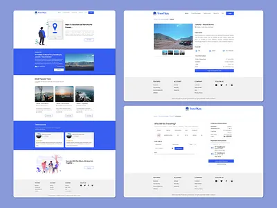 Travelkuy - Travel Agency Website travel agency travel website typography ui ux web web design