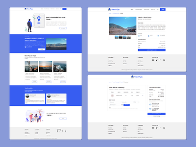 Travelkuy - Travel Agency Website travel agency travel website typography ui ux web web design