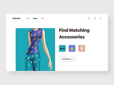 Urbanity - Fashion Website 2d 3d 3dicon clean design fashion flat illustration minimal modern store store design storefront typography vogue website