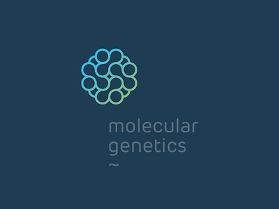 molecular genetics© / logo design biology brand branding design designer genetics graphic graphic design identity illustration logo logodesigner mark modern molecular science simple symbol ui vector