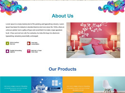 About us section