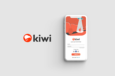 Kiwi Mobile app design insurance app ui user experience user flow userinterface ux web