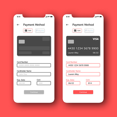 Daily UI Challenge 002 - "Credit Card Checkout" credit card checkout daily ui daily ui 002 daily ui challenge 002 dailyui dailyuichallenge ui