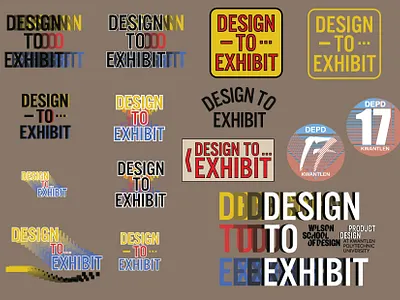 Graduation exhibit identity exploration brand design branding branding and identity exhibition logo logos