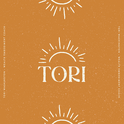 Tori Washington Logo branding branding agency coach coach branding coaching illustration logo spiritual coach sun sunrise