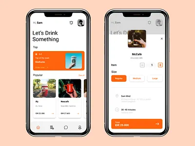 Cafè Up - figma mobile app app design app designer figma figma app figma design ui ux design web app design web design