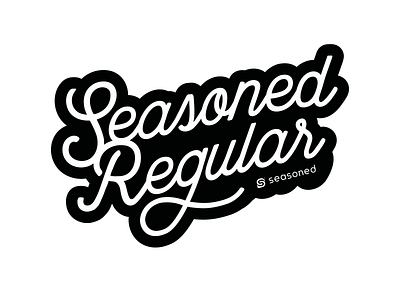 Seasoned Regular branding wordmark