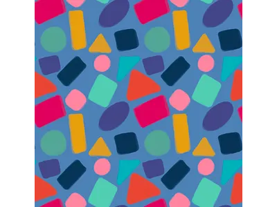 Seamless Pattern- Shapes art background design digital digitalart illustration pattern product design seamless