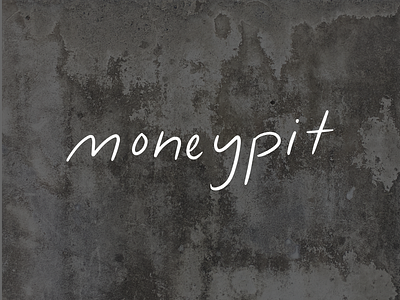 Moneypit (Emo Band) Lettering adobe illustrator album branding branding chicken scratch design distressed emo emo band emo music graphic design hand lettering hand lettering logo handwriting illustrator logo procreate rock band rock music typography vector