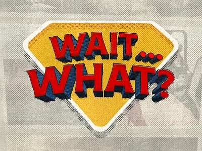 Wait...What? brand branding comedy design illustration logo logos podcast show streaming