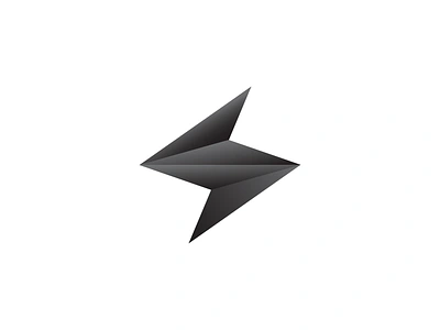 S Lightning Bolt a b c d e f g h i j k l m n black branding dynamic ecology elegant energy geometry green letter mark lettering logo low poly monogram o p q r s t u v w x y z shadow sharp speed technology ui