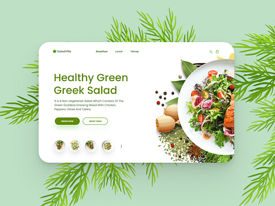 FOOD UI design food hero landing minimal modern simplicity ui uidesign ux ux design uxdesign web website website concept