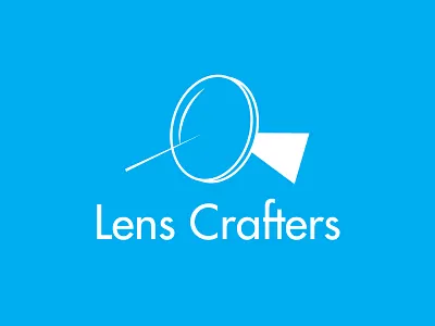 Lens Crafters 100dayproject adobe adobe illustrator branding design eyewear glasses health icon illustration illustrator logo typography