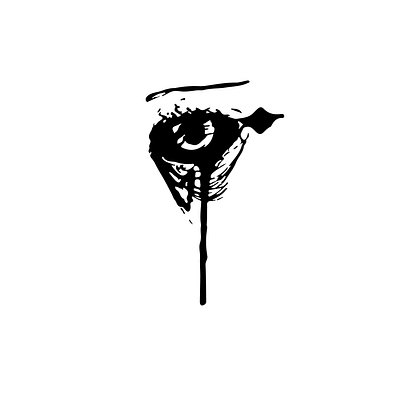 Eye art black and white creepy dark design drawing eery eye eyeball eyes horror icon illustration illustrator lineart logo photoshop scary silhouette vector