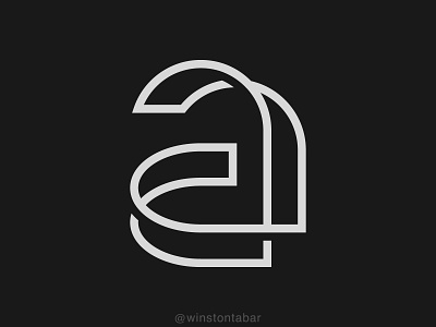 Lowercase a abstract clean design geometric logo logodesigner logomark minimal minimalism modern