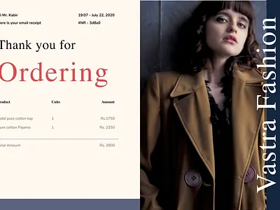 Email Receipt app branding design minimal ui ux website