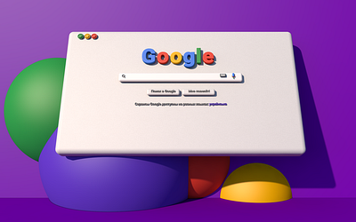 Google 3d art cinema4d design google uiux