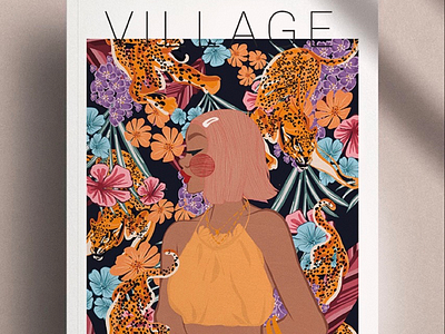Jungle 02 art artist card card design fashion fashion design graphic design illustration illustrator logo pattern poster poster design