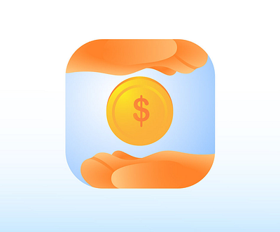 Icon "Reasonable cost " app branding cost finance financial icon illustration low cost money saving