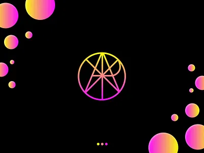 Logo idea abstract art artistic brand identity branding design gradient letters logo logodesign name photoshop pink vector yellow